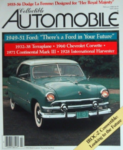 COLLECTIBLE AUTOMOBILE 1988 FEB - TERRAPLANE, La FEMME, IROC-Z, FUELIE VETTE